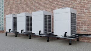 VRF System on the roof.